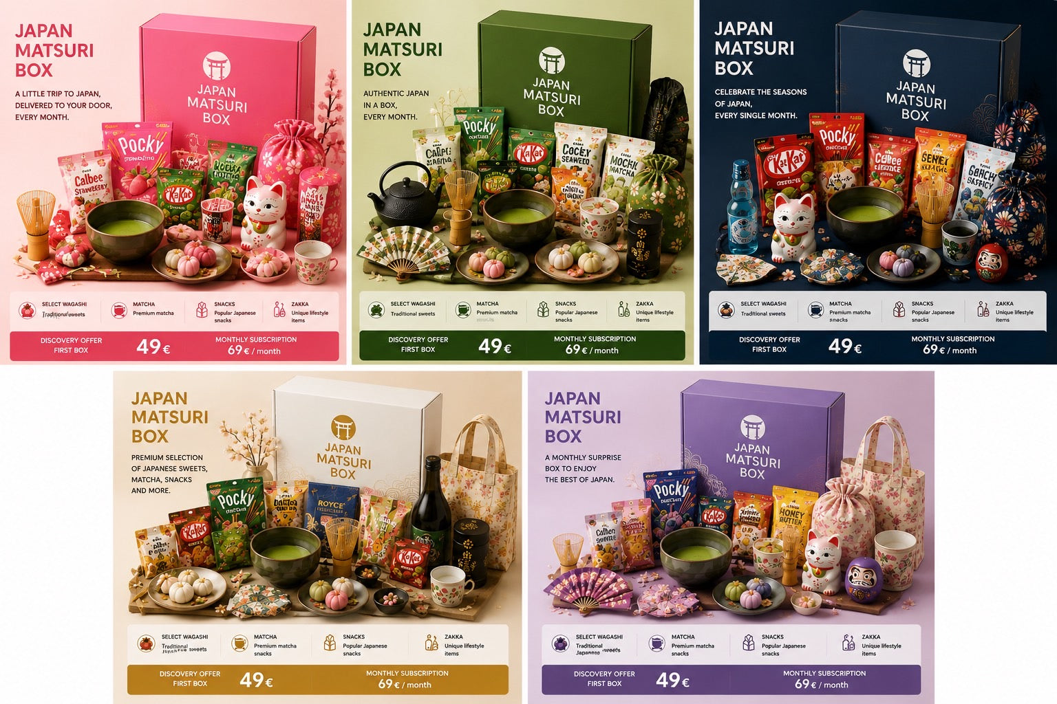 Variations saisonnières de Japan Matsuri Box